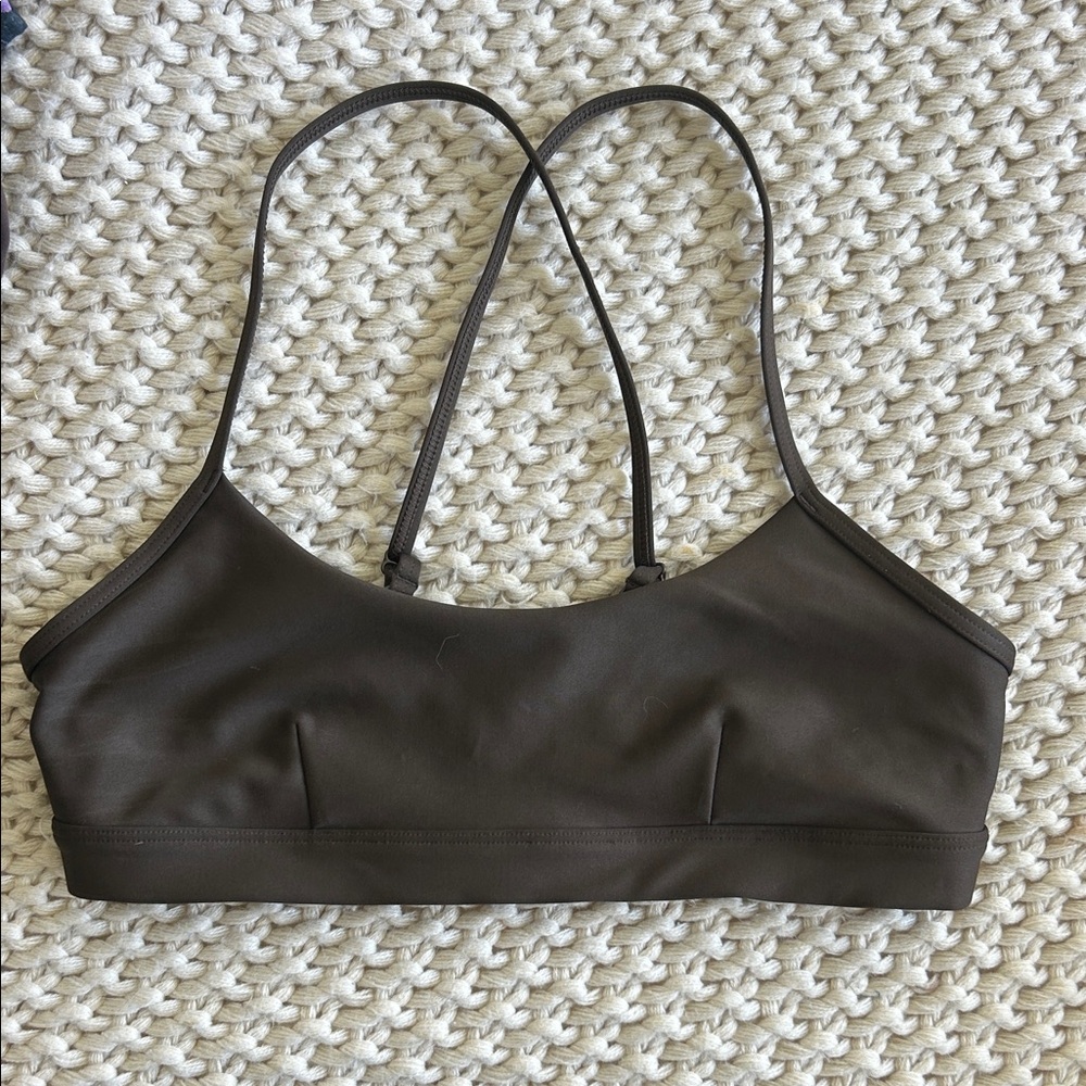 Alo Airlift Intrigue Bra, Espresso
